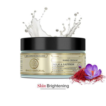 Khadi Natural Milk & Saffron Herbal Hand Cream-50gm