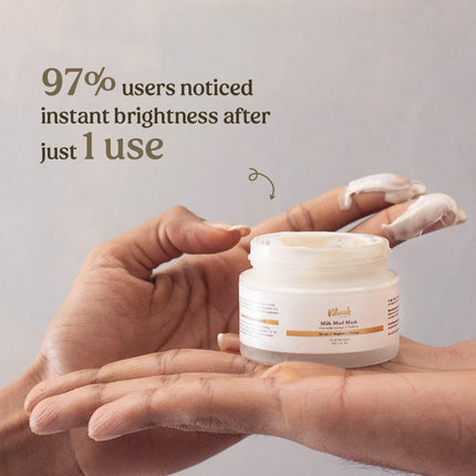 Vilvah Store Milk Mud Mask, De-Tan -50ml