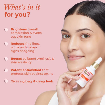 The Pink Foundry 15% Vitamin C Face Serum-30ml