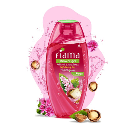 Fiama Body Wash Shower Gel Patchouli & Macadamia, 250ml