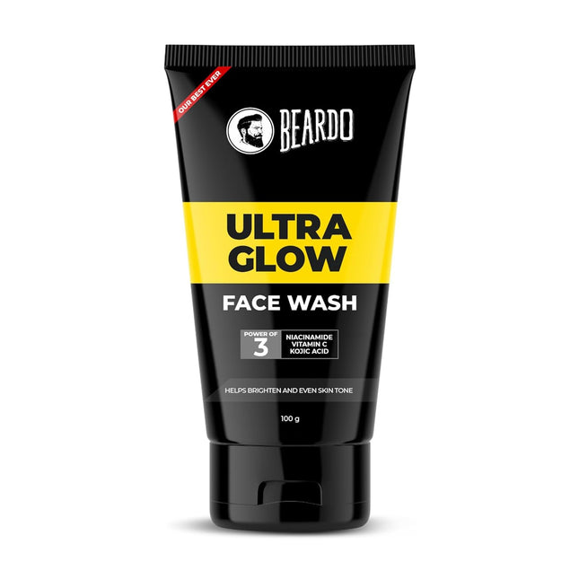 Beardo Ultraglow Face Wash Men Niacinamide, Vitamin C & Kojic Acid