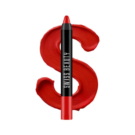 Swiss Beauty Matte Long Lasting Stay Maxx Lip Crayon Lipstick -3.5g