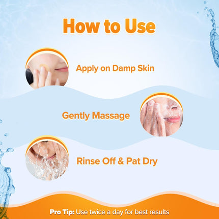 Aqualogica Glow+ Smoothie Face Wash with Vitamin C, Hyaluronic Acid & Papaya-100ml