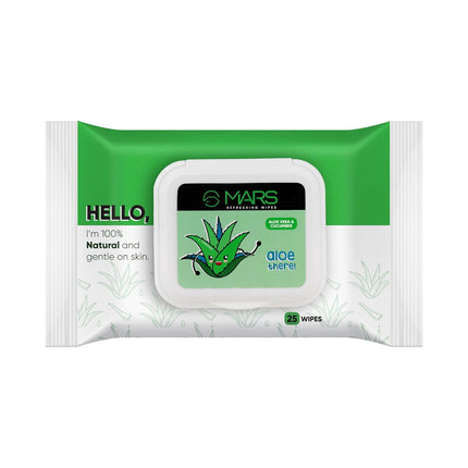 MARS Refreshing Wet Wipes for Face-25wipes