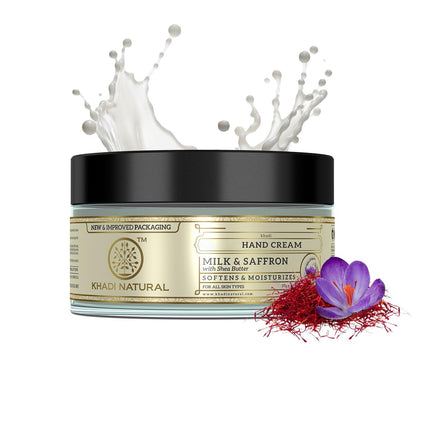 Khadi Natural Milk & Saffron Herbal Hand Cream-50gm