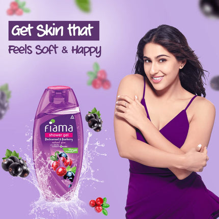 Fiama Body Wash Shower Gel Blackcurrant & Bearberry, 250ml