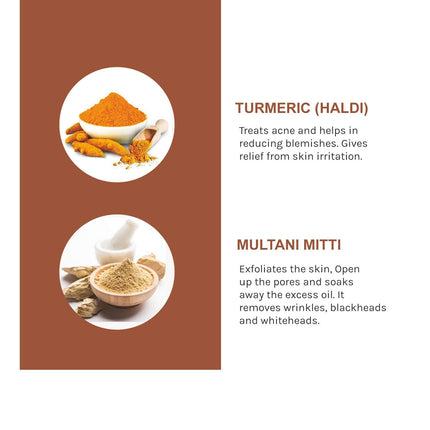 Skin Elements Face Pack Cream with Turmeric (Haldi) & Multani Mitti-100G