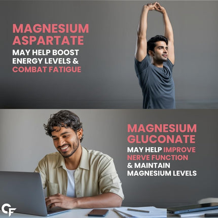 Carbamide Forte 5X Strength Magnesium Supplement 2000mg - 120 Tablets