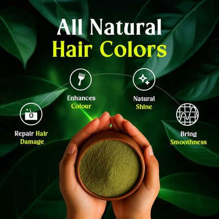 Veda Natural Hair Colours | Ayurvedic Hair Dye Kit Henna Powder 250gms