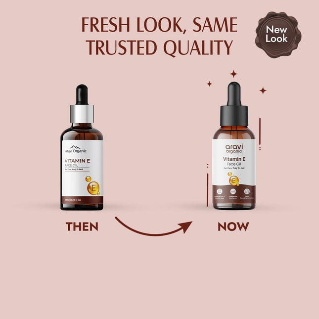 Aravi Organic Vitamin E Oil For Face-30 ml