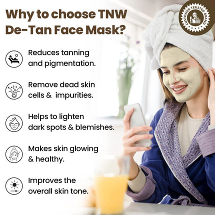 TNW-The Natural Wash DE-Tan Pack with Orange Extract | 50g