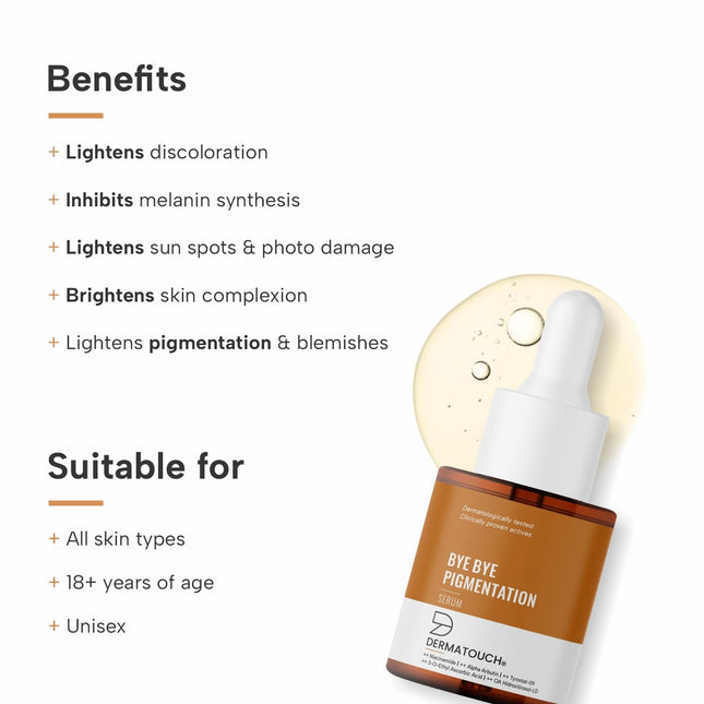 DERMATOUCH Bye Bye Pigmentation Serum | 18ml