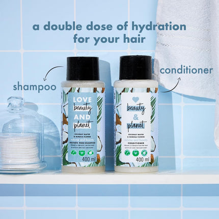 Love Beauty & Planet Coconut Water and Mimosa Flower Volume and Bounty Conditioner- 400 ml