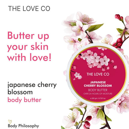 THE LOVE CO. Body Butter Japanese Cherry Blossom -200gm