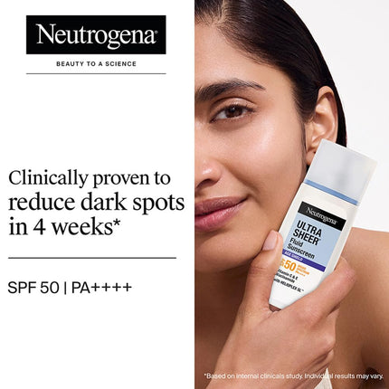 Neutrogena Ultrasheer Age Shield Fluid Sunscreen SPF 50+ PA++++  40gm