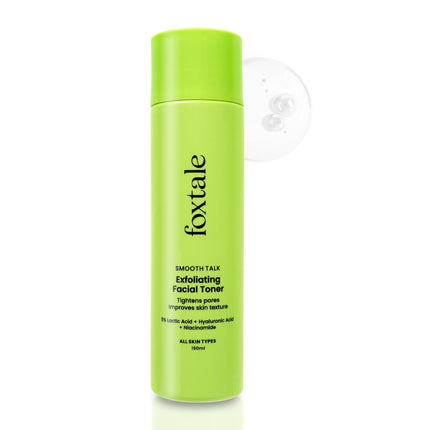 Foxtale Exfoliating Face Toner with 5% Lactic Acid -150 ml