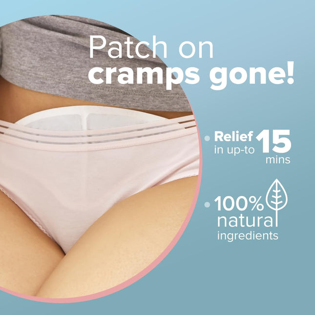 Nua Cramp Comfort || 3 Heat Patches Period Pain