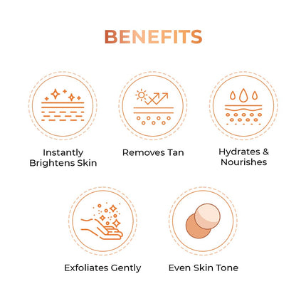 NICONI Tan Vanish Gluta-Kojic Skin Polish with Kojic Acid & Glutathione-180g