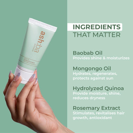 Ashba Botanics Leave-in Conditioner for Frizzy, Wavy & Curly Hair-200ml