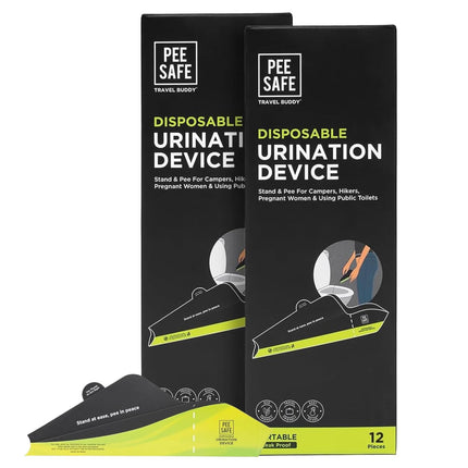 PEESAFE Foldable & Disposable Female Urination Device - 24 Units