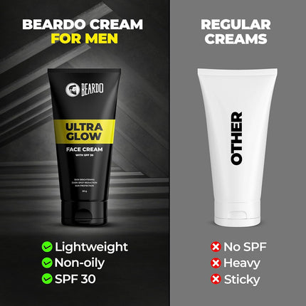 Beardo Ultraglow All in One Face Cream For Men with SPF 30, 60g
