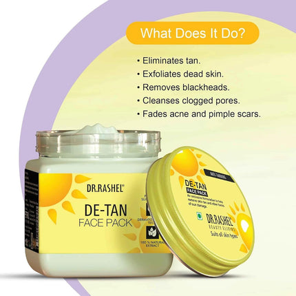 DR.RASHEL De-Tan Face Pack Face & Body (380 Ml)