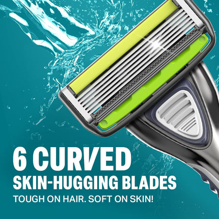 Bombay Shaving Company Sensiflo 6 Razor Cartridge | Pack Of 4 Blades