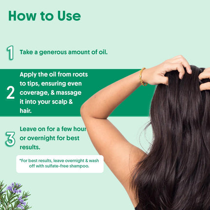 Aravi Organic Rosemary Lavender Hair Oil-200ml