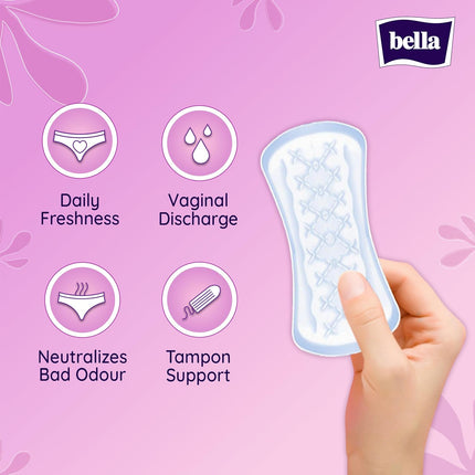 Bella Panty Softi Panty Liners For Women 151 Mm Long With Anatomical Shape And Extra Soft Cover (Pack Of 60)