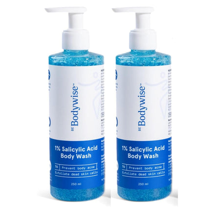 Be Bodywise 1% Salicylic Acid Body Wash 250ml Pack of 2