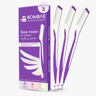 Bombae Reusable Face Razor Woman Facial Hair - 3 Eyebrow Razor|