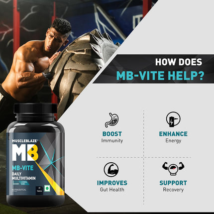 MuscleBlaze MB-Vite Daily Multivitamin (60 Tablets)