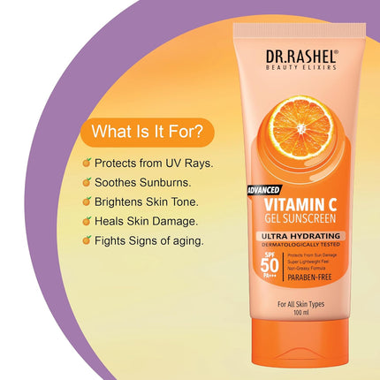 DR.RASHEL Vitamin C Sunscreen SPF 50 PA+++ Gel-100ml