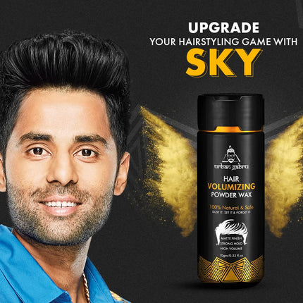 UrbanGabru Hair Volumizing Powder Wax strong hold | Matte Finish Pack of 2