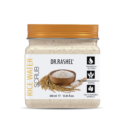 DR.RASHEL Rice water Face Scrub For Men & Women (380 Ml)
