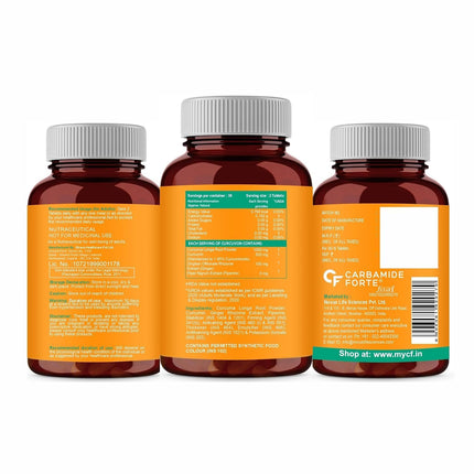 Carbamide Forte Curcumin Tablets 60 Veg Tablets