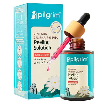 Pilgrim 25% AHA + 2% BHA + 5% PHA Peeling Solution 30ml