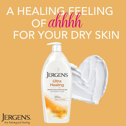 Jergens Ultra Healing Extra Dry Skin Liquid Moisturizer, 32 Ounces-946ml