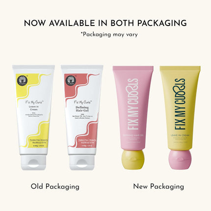 Fix My Curls Protein Styling Duo Curl Leave In Cream & Defining Gel -50gm