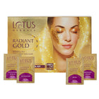 Lotus Herbals Radiant Gold Cellular Glow 1 Facial Kit -37G