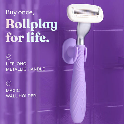 Bombae Rollplay Glow Body Razor with roller