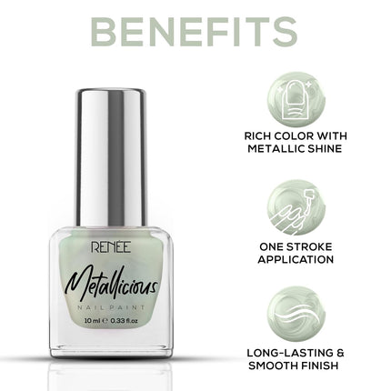 RENEE Metallicious Nail Paint-10ml