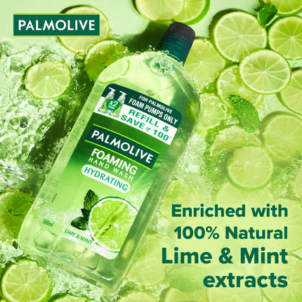 Palmolive Hydrating Foaming Lime & Mint Liquid Hand Wash, 500ml