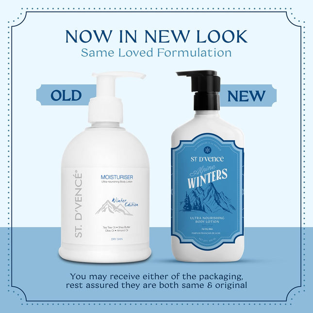 ST. D'VENCE Alpine Winter Edition Body Lotion for Dry Skin Women & Men-300ml