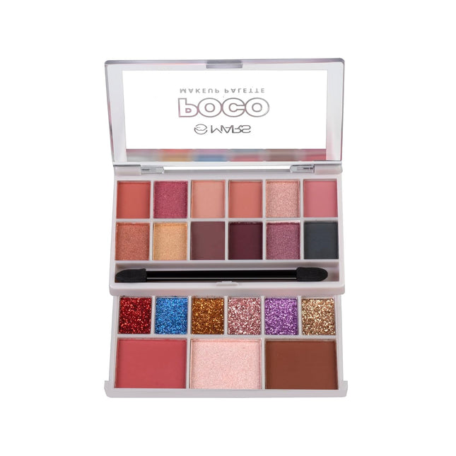 MARS Poco Face Makeup and eyeshadow Palette with Slider Case-20G