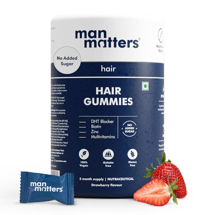 Man Matters Biotin Hair Gummies (60N)