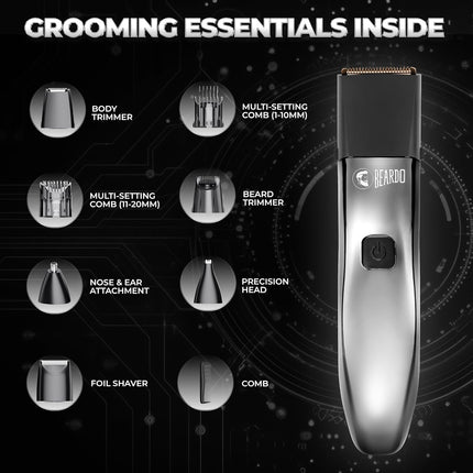 Beardo Chrome Beast Multipurpose Full Body Groomer Trimmer