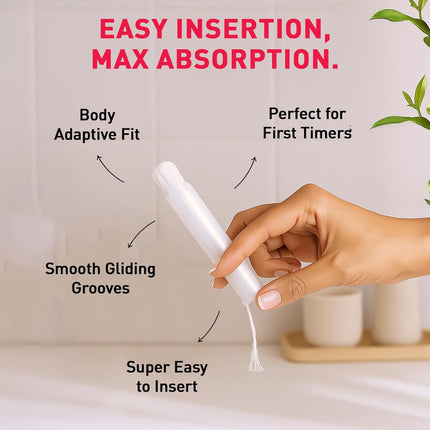 Sirona Regular Flow Tampons with Applicator - 16 Pieces