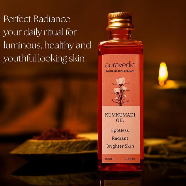 Auravedic Kumkumadi Oil For Face 100 Ml