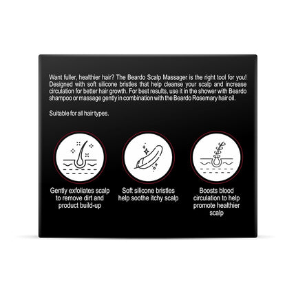 BEARDO Scalp Massager For Hair With Removable Handle